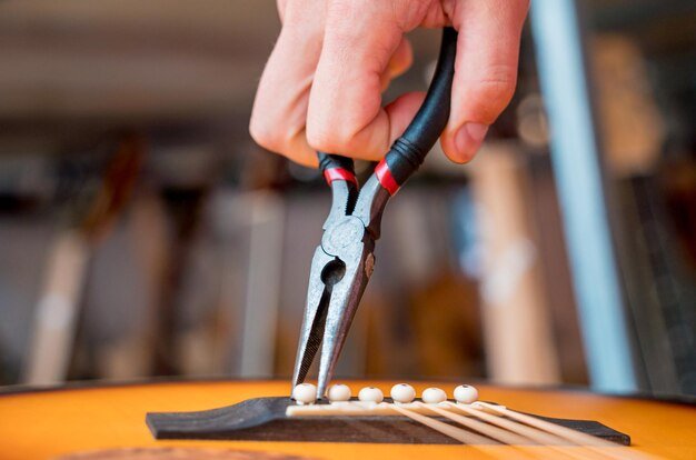 4 Best Parts of Guitar Repairs 7 Hardware Restoration of Guitar Repairs
